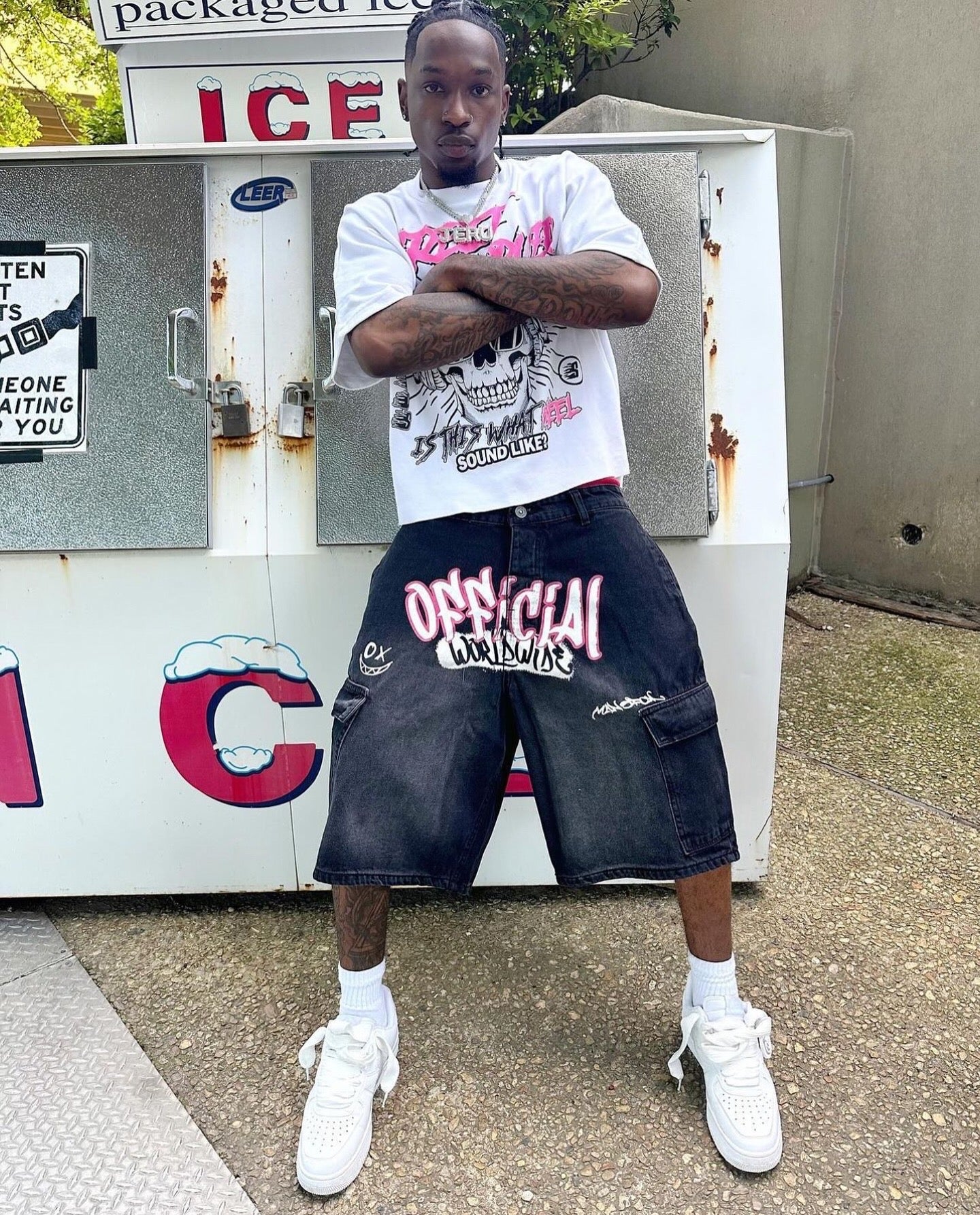 Street Supplier Pink Font T-Shirt