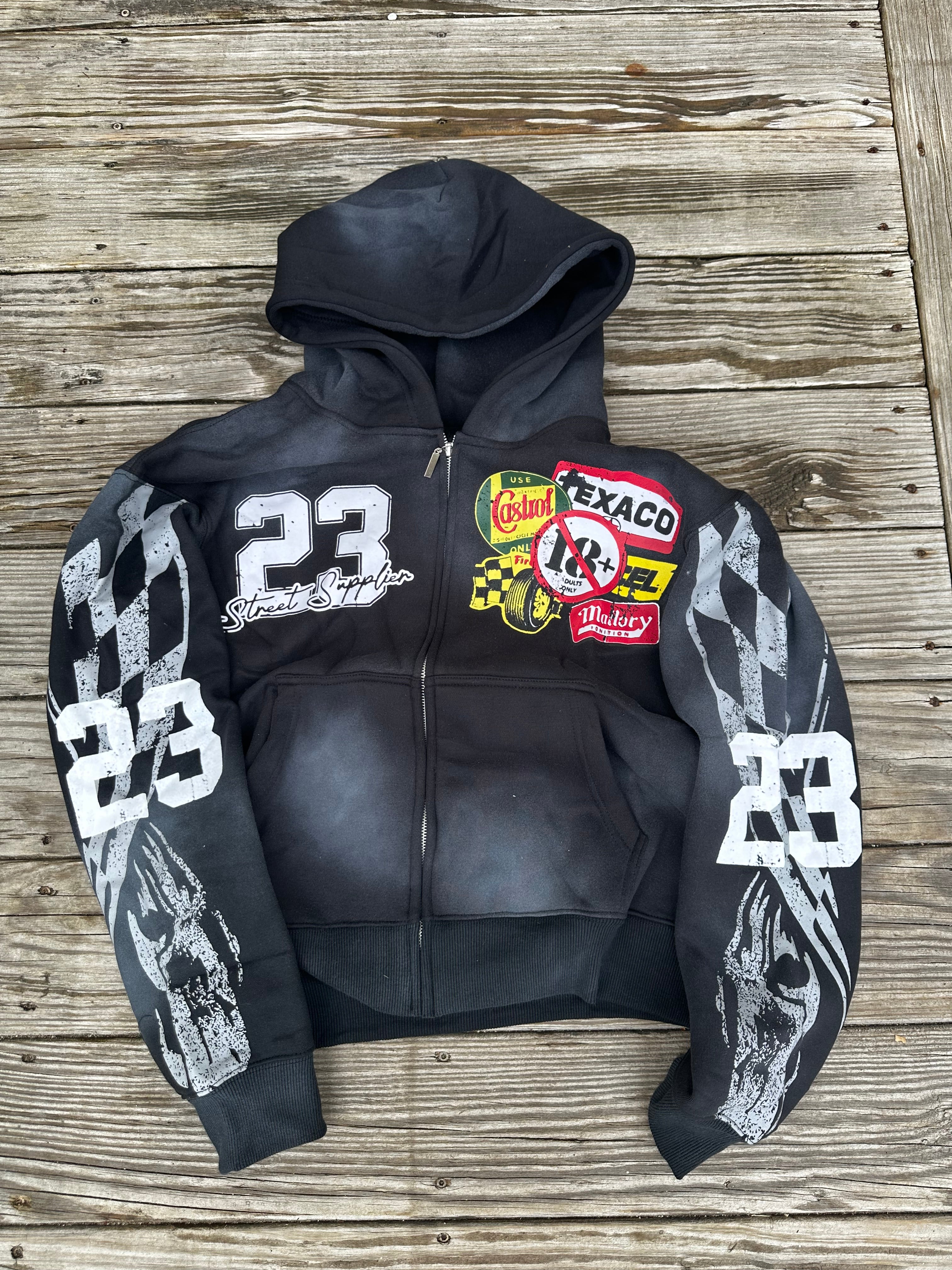 “23” zip up