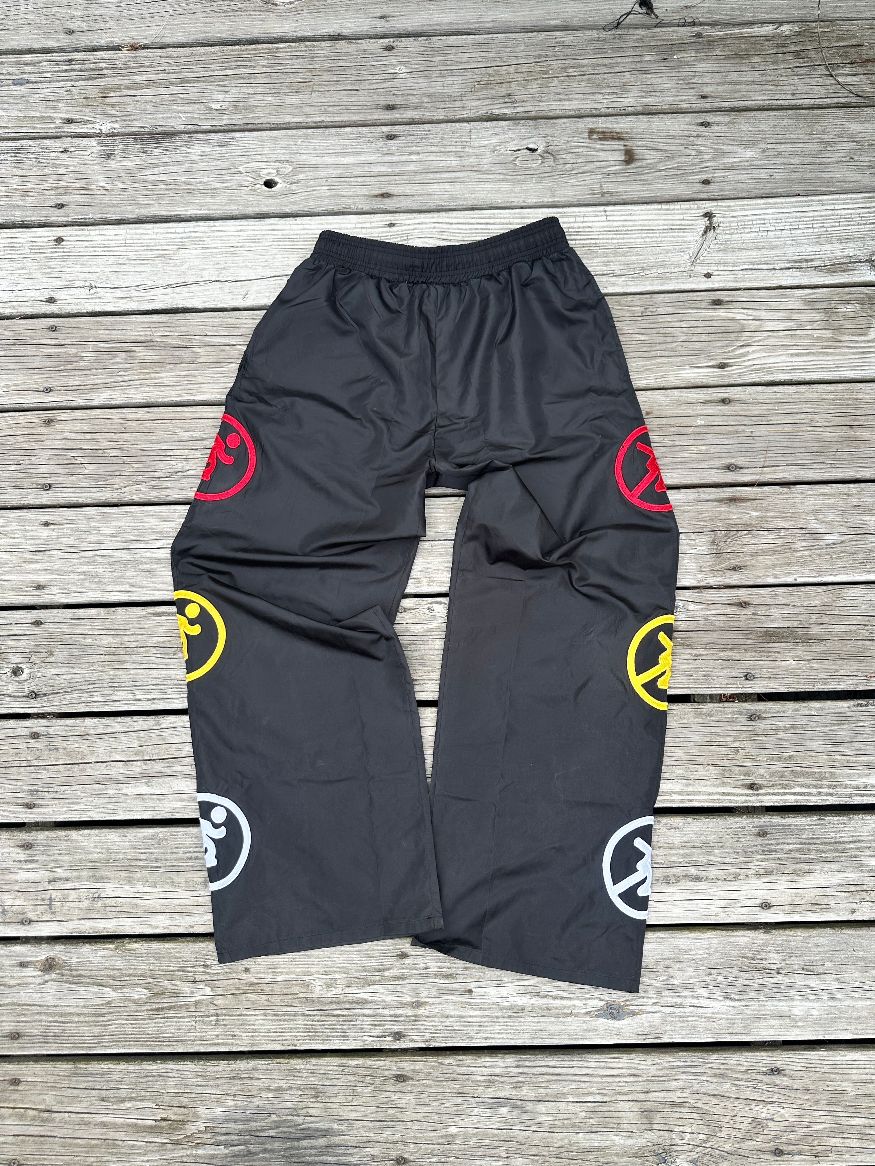 Black Running man pant